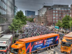 Motor cycle church at Hamburg Germany Motor cycle church at Hamburg Germany