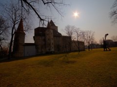 This picture was taken 2012 in Bienne in Switzerland. This is the old castle from Bienne, today it is a museeum. This picture was taken 2012 in Bienne in Switzerland. This is the old castle from Bienne, today it is a museeum.