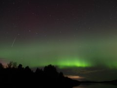 Aurora borealis, Gräsmången, Karlstad, Värmland, Sweden Aurora borealis, Gräsmången, Karlstad, Värmland, Sweden