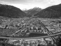 This picture was taken from Calanda and showes the city Chur Switzerland This picture was taken from Calanda and showes the city Chur Switzerland