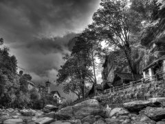 This picture shows a part of Cevio, Valle Maggia, Ticcino, Switzerland This picture shows a part of Cevio, Valle Maggia, Ticcino, Switzerland